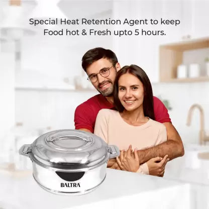 Baltra 1000 ml Hot Pot, chapati box/chapati container/hot case in Stainless Steel Serve Casserole (1000 ml) Baltra 1000 ml Hot Pot, chapati box/chapati container/hot case in Stainless Steel Serve Casserole (1000 ml)